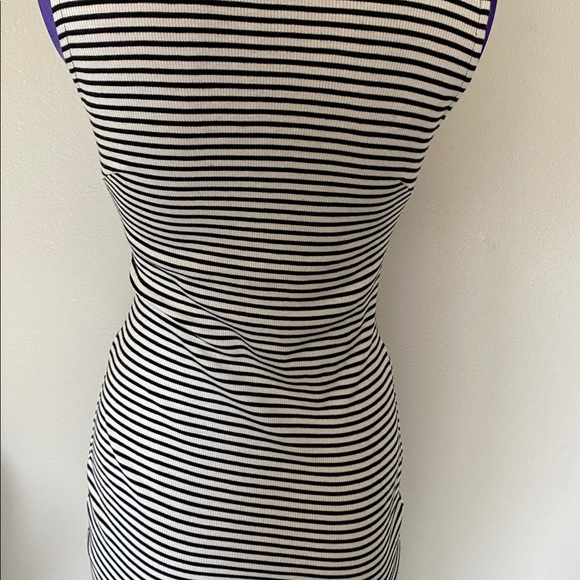 Black & White Striped Dress - Picture 4 of 7